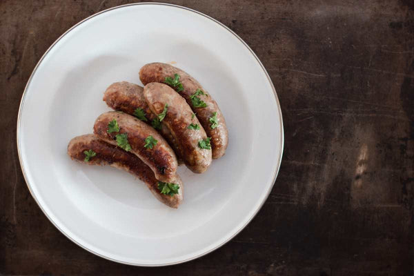 Our all natural bratwurst from EdenThistle